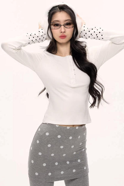 Winter Polka Dot Pants