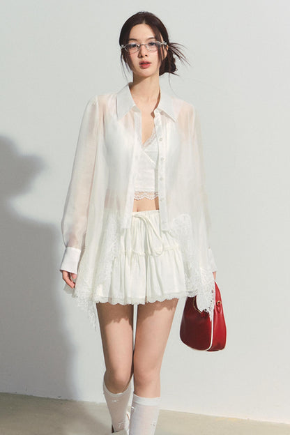 Lightweight Lace Sun Shirt