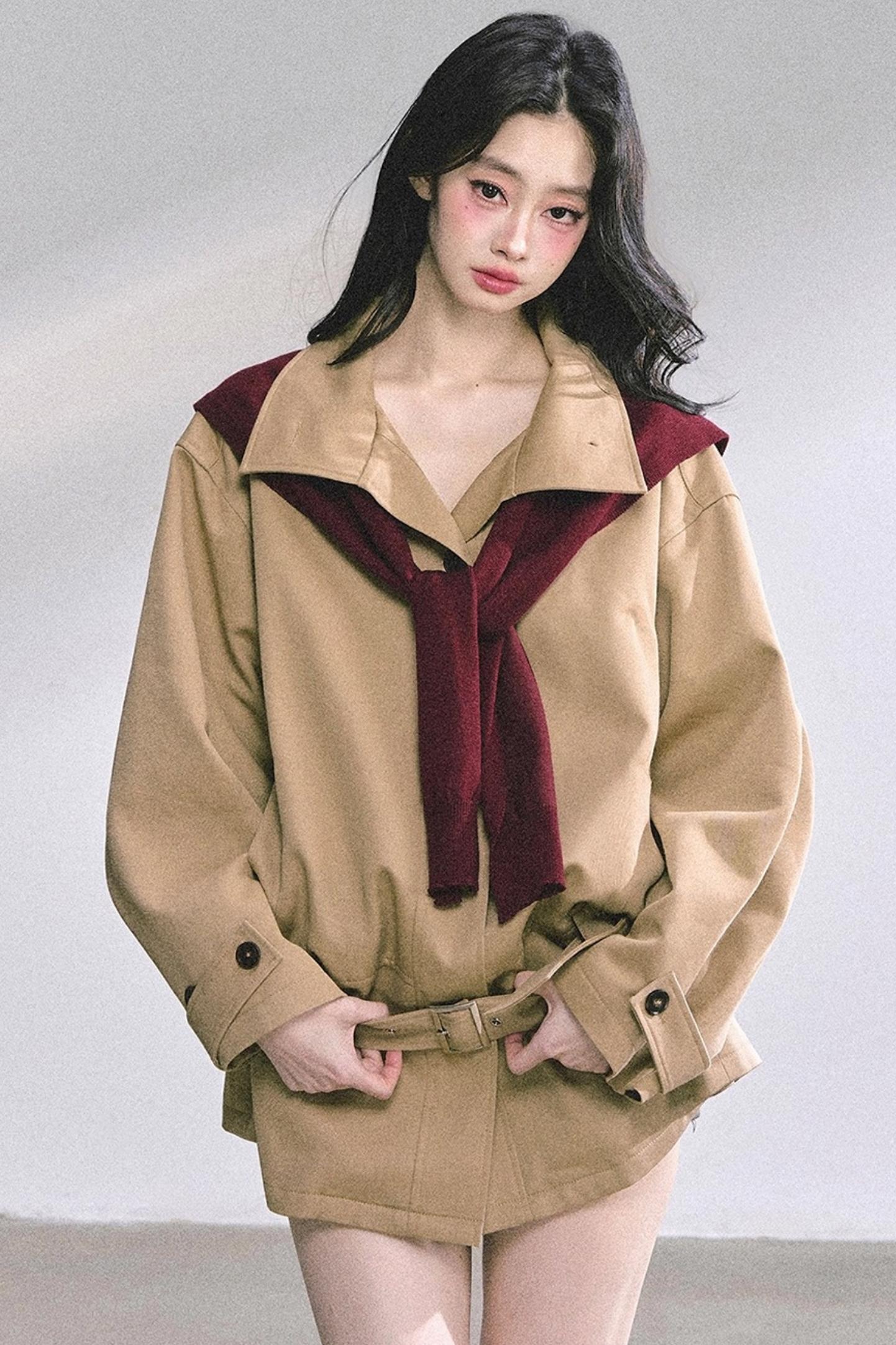 French Style Windbreaker Jacket