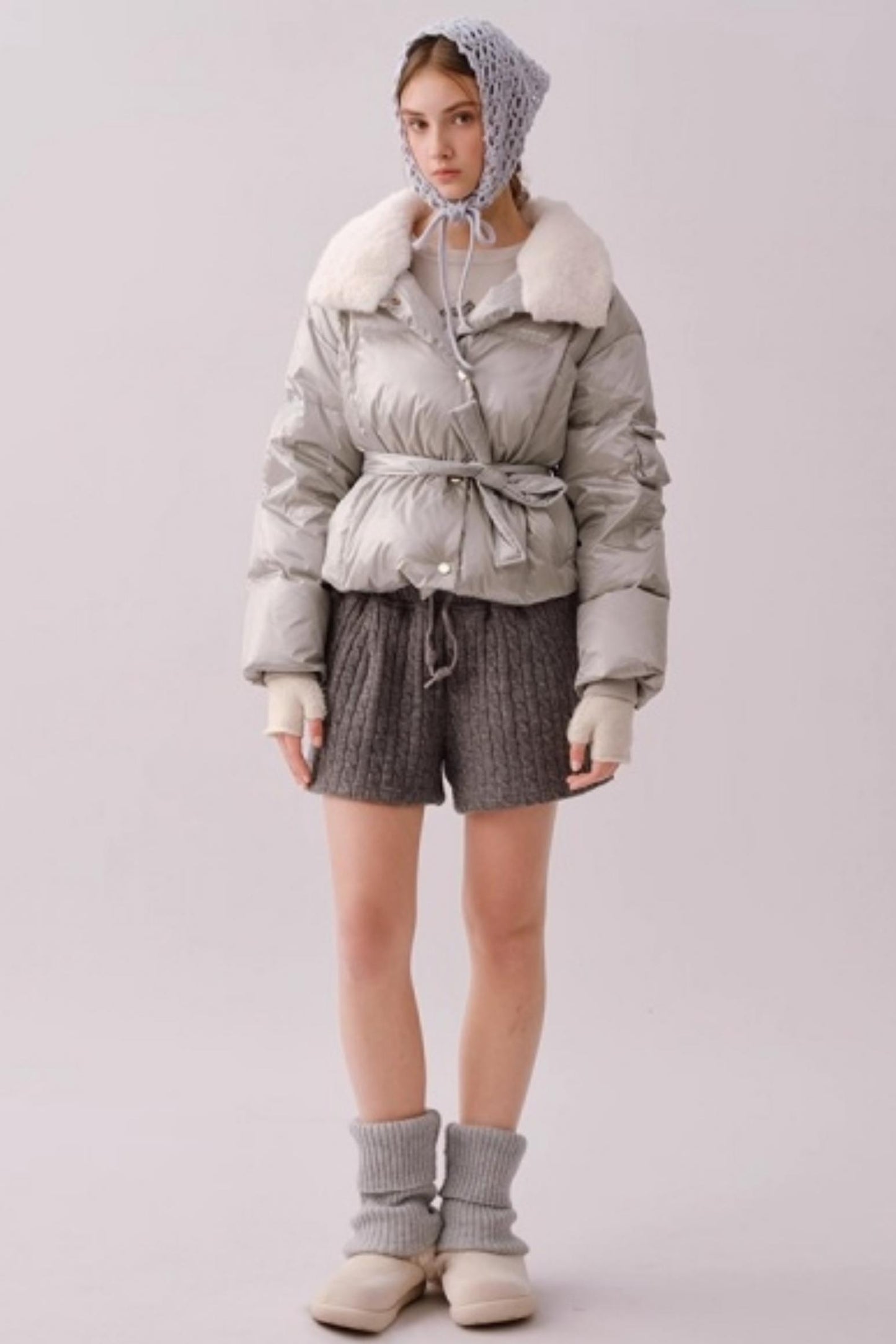 Knitted Twist Winter Skirt Pants