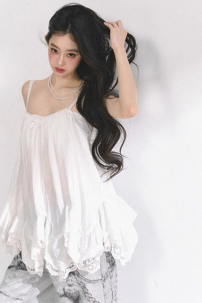 Chiffon Lace Doll Top