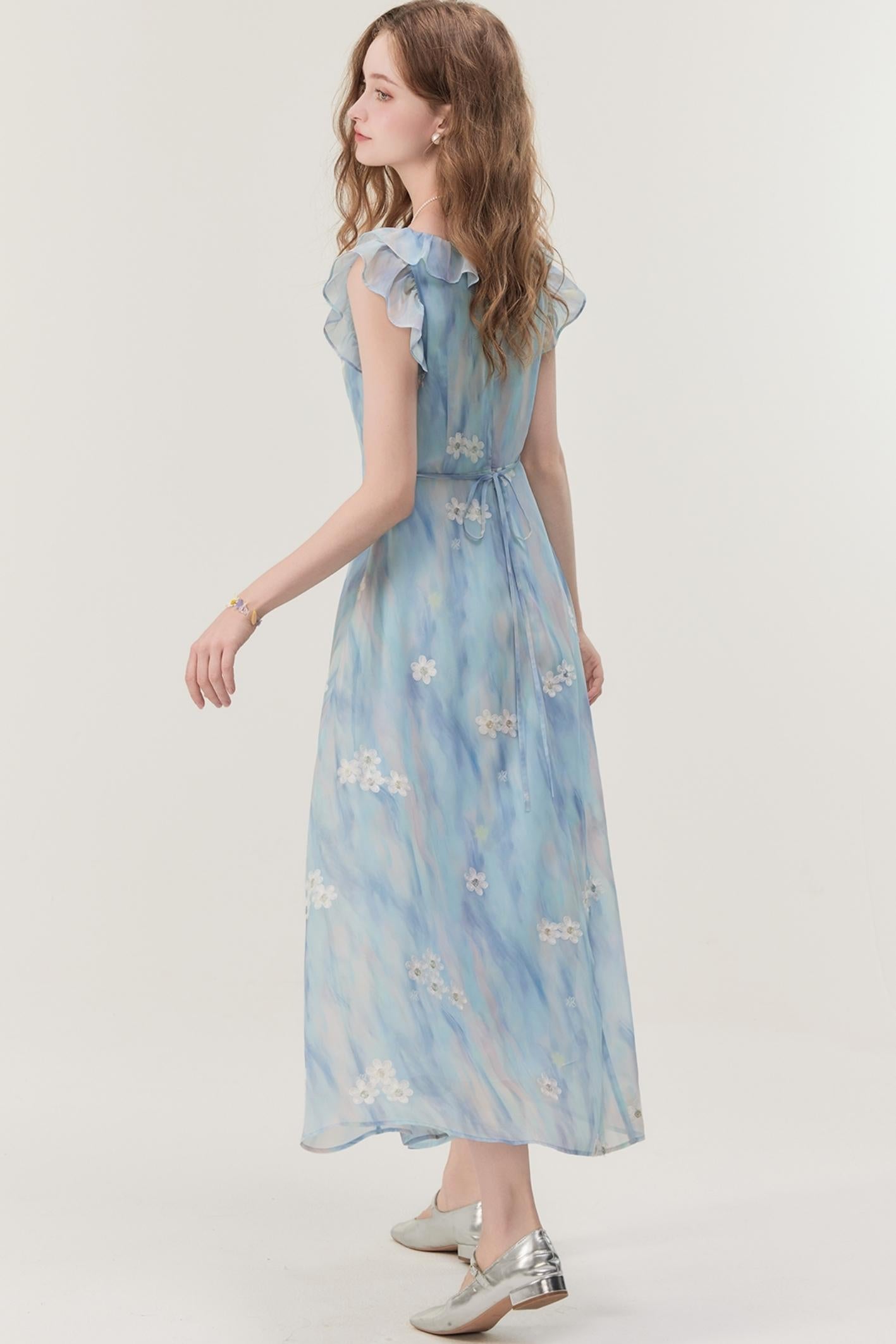 Summer Gradient A-Line Dress