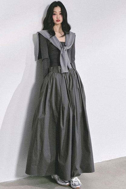 French Slimming Long Dress