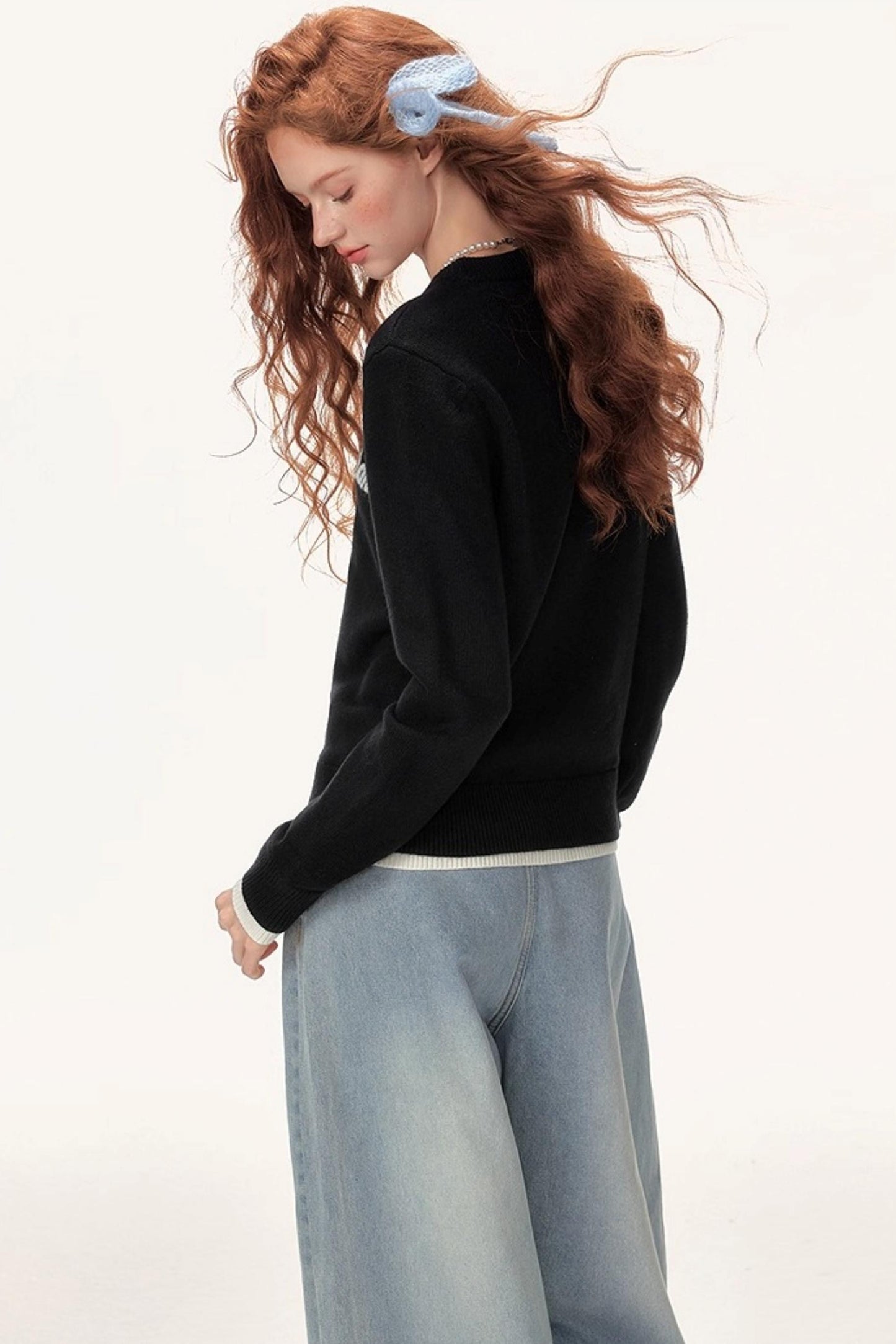 Winter Sweet Knit Sweater Girl