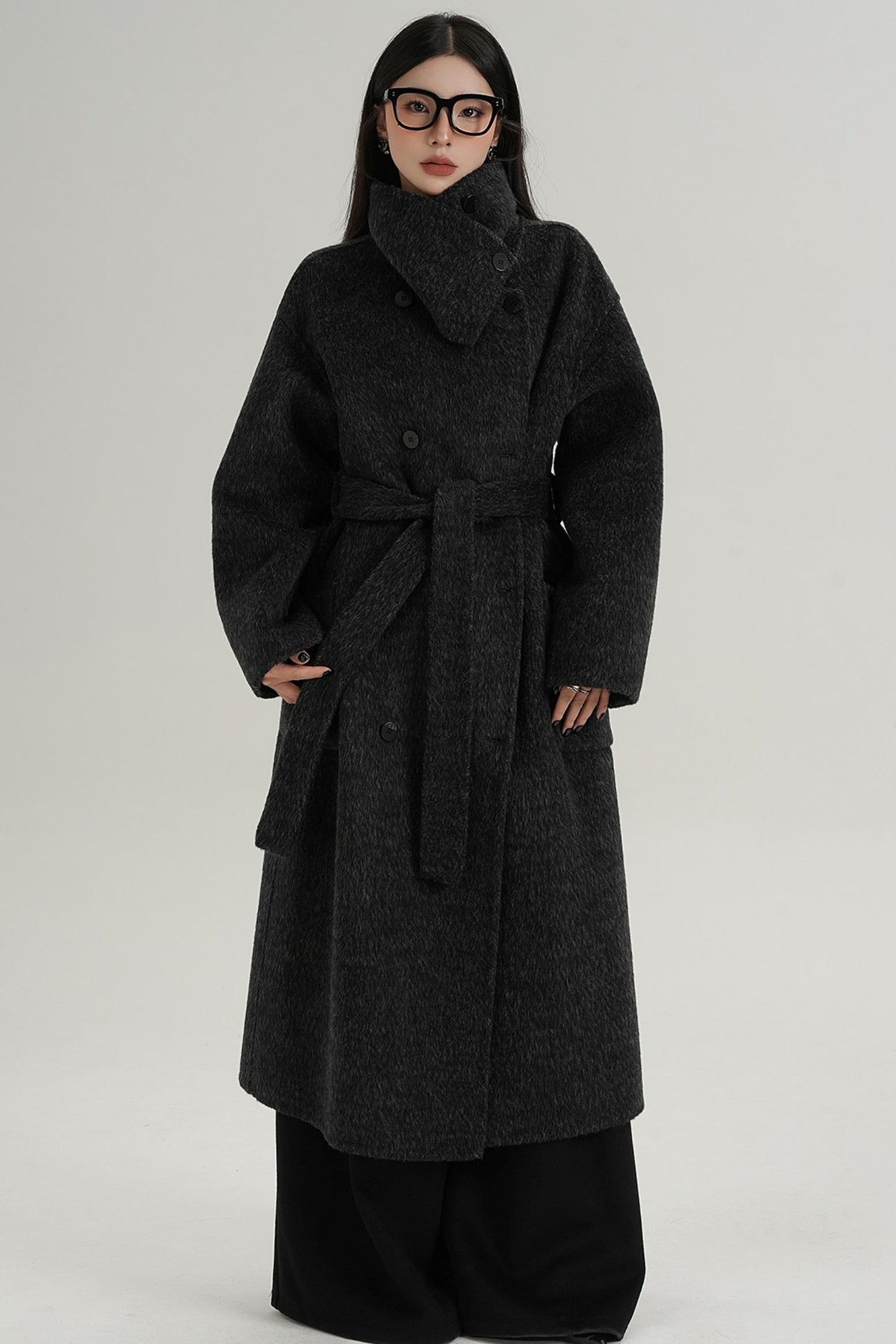 Square Wool Coat