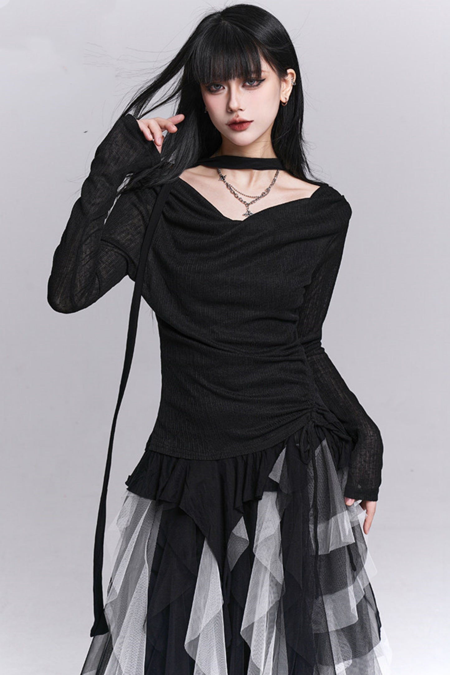 Ghost Ribbon Two-Piece Top