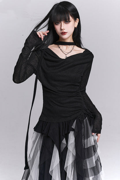 Ghost Ribbon Two-Piece Top