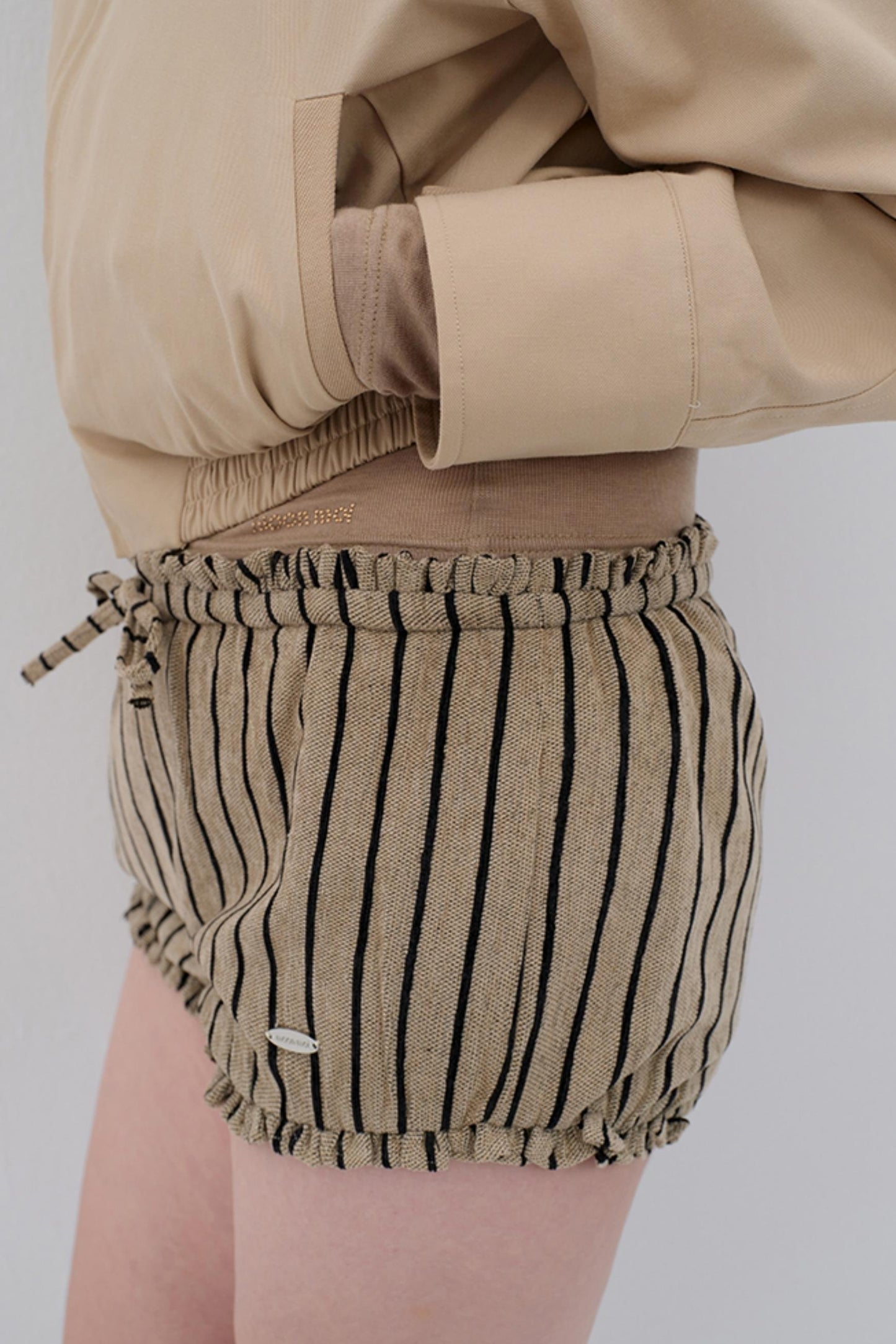 Soft Fleece Striped Pants