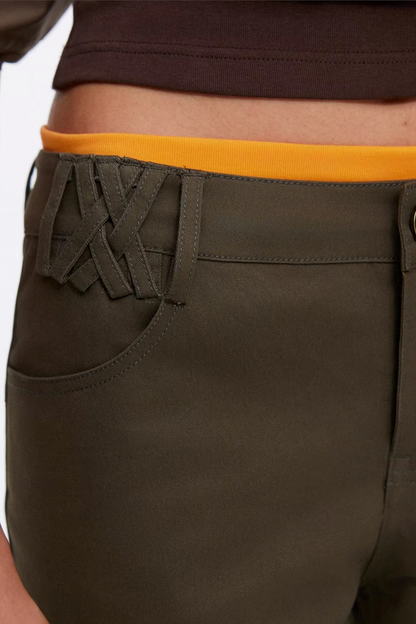 Vintage Exposed Seam Flared Jeans