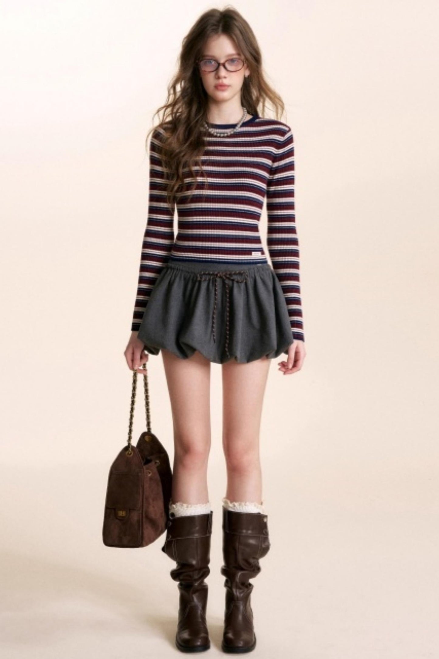 Geek Chic Striped Wool Sweater