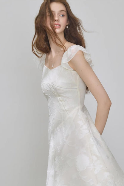 Summer Jacquard Slim Dress