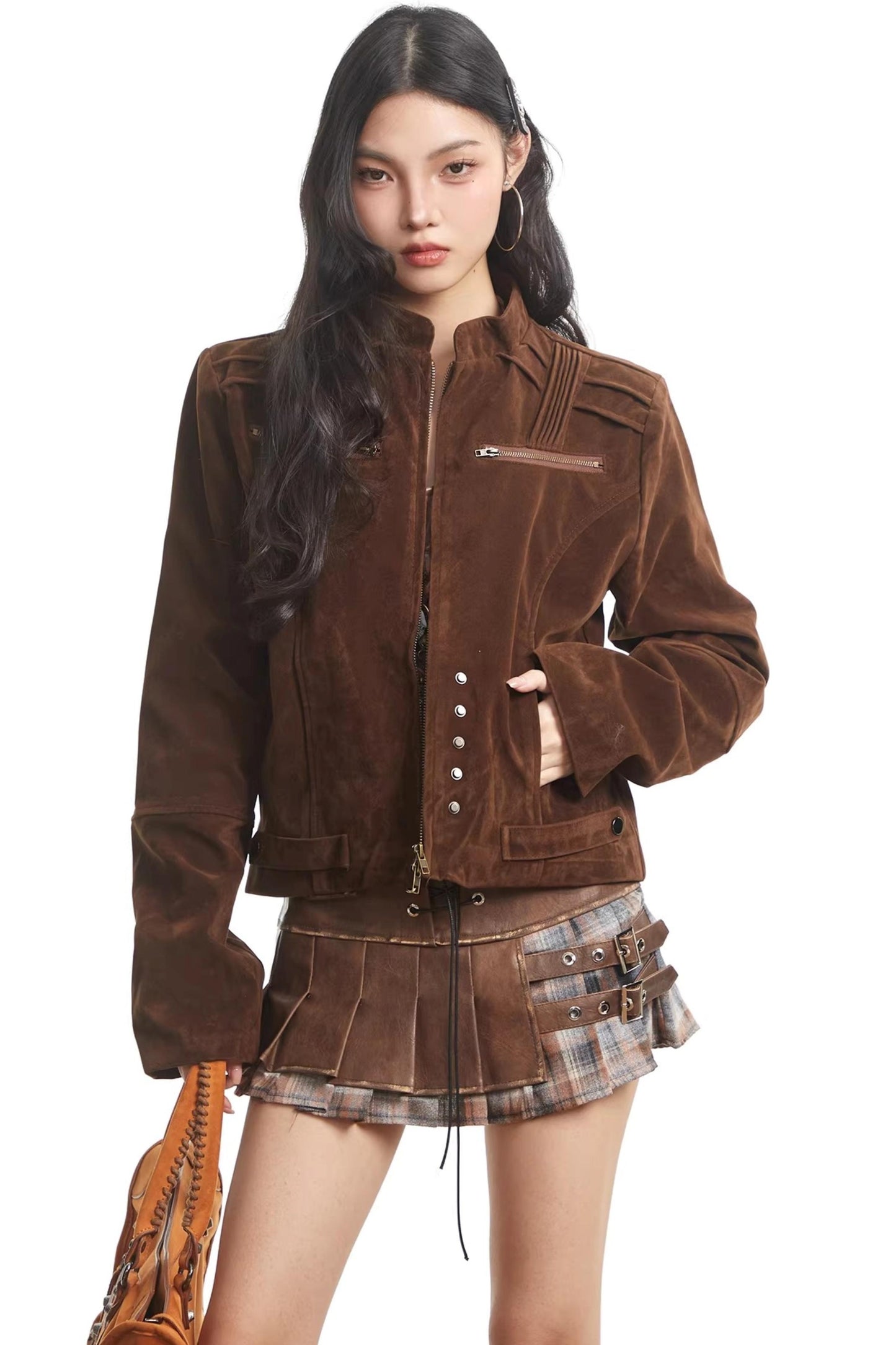 Retro Coffee Workwear Jacket