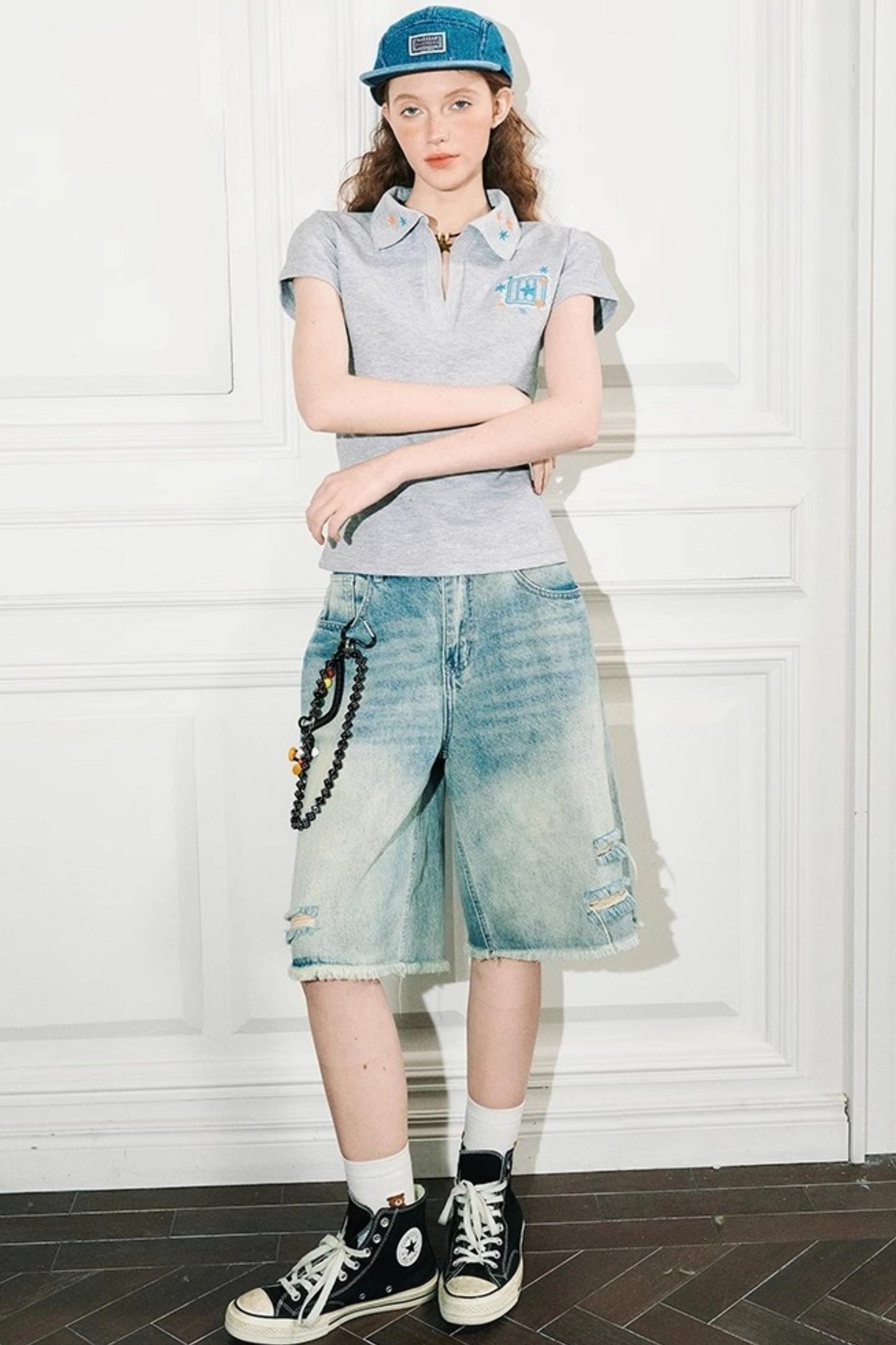 Embroidered Womens Polo Tee