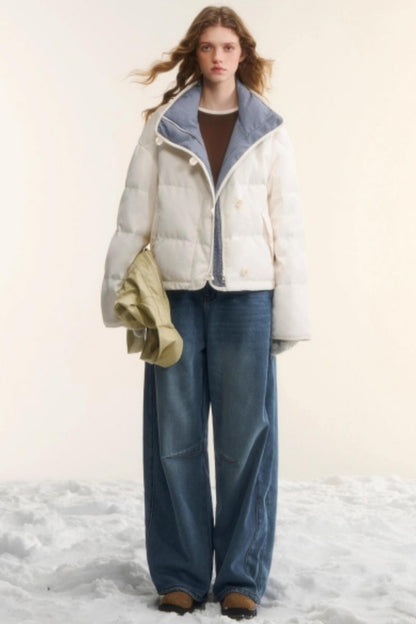 Blue Fleece-Lined Scimitar Pants