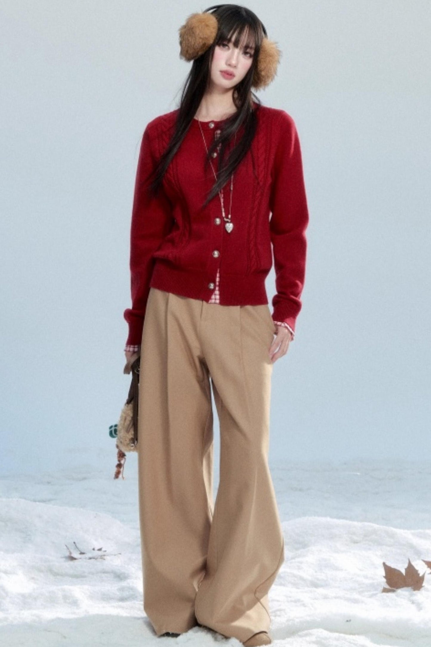 Korean Design Wide-Leg Pants