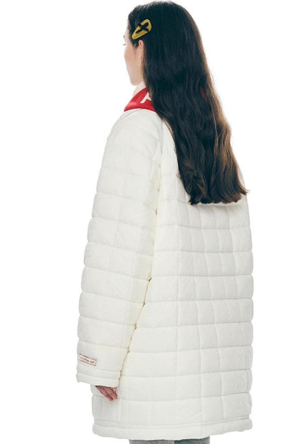 Light Quilted Mid-Length Coat