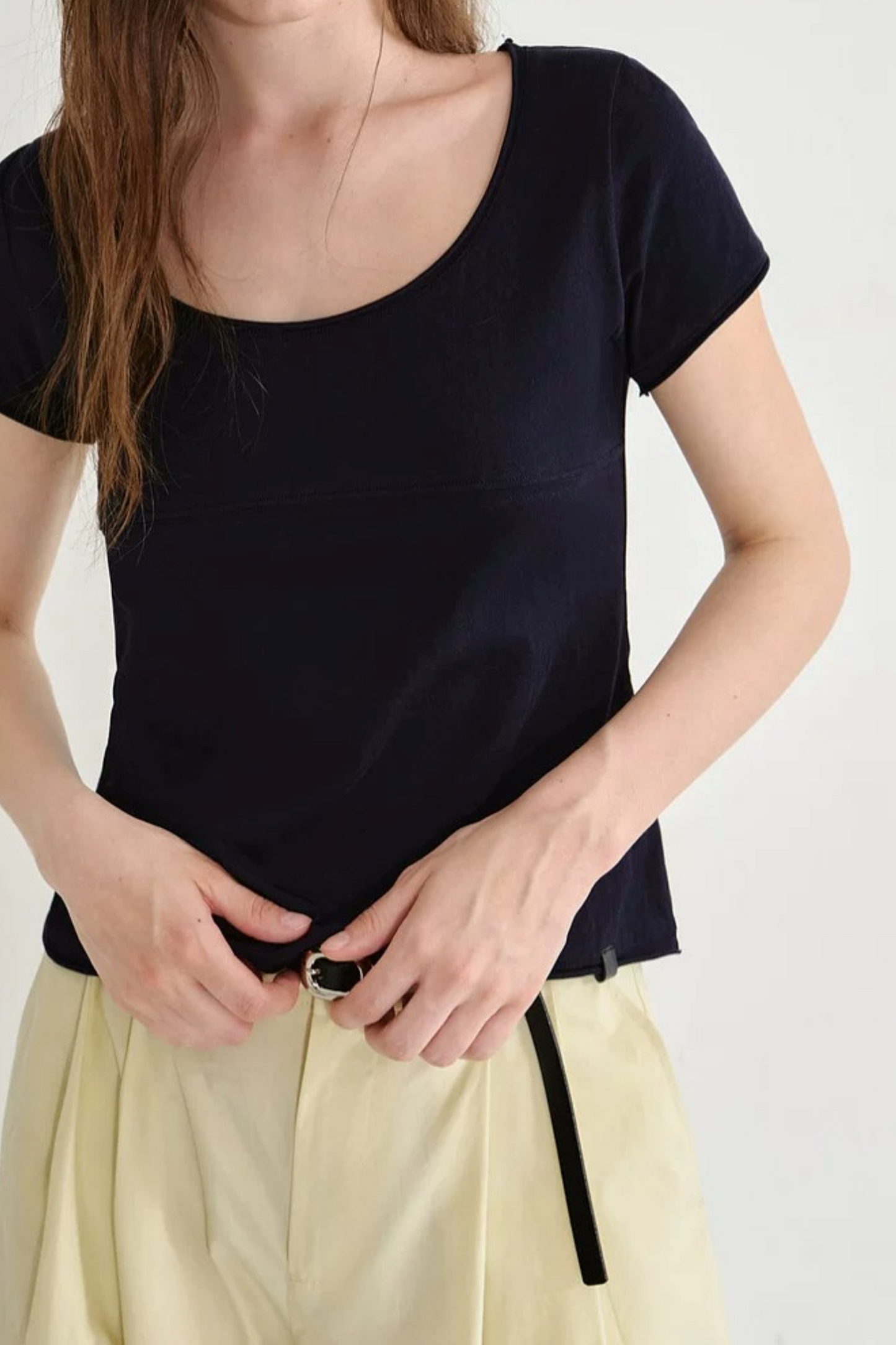 Versatile U-Neck T-Shirt