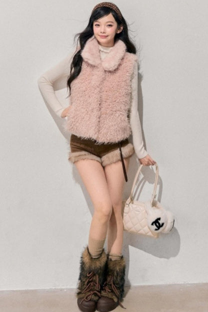 Reversible Faux Fur Vest