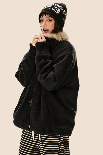 Versatile Furry Winter Jacket