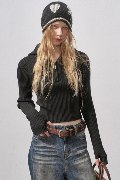 Love Pony Knitted Plush Warm Hat Scarf Set-Up