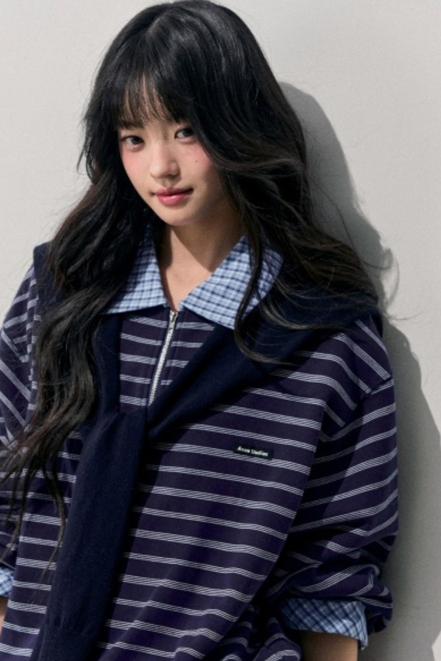 American Striped Polo Top