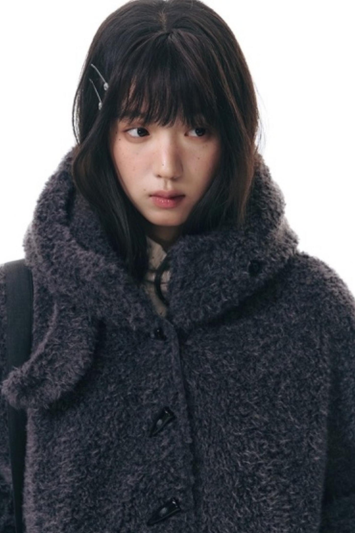 Cozy Hooded Lamb Wool Jacket