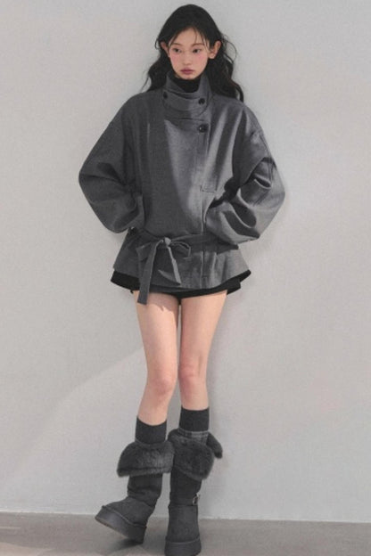 First Snow Turtleneck Coat