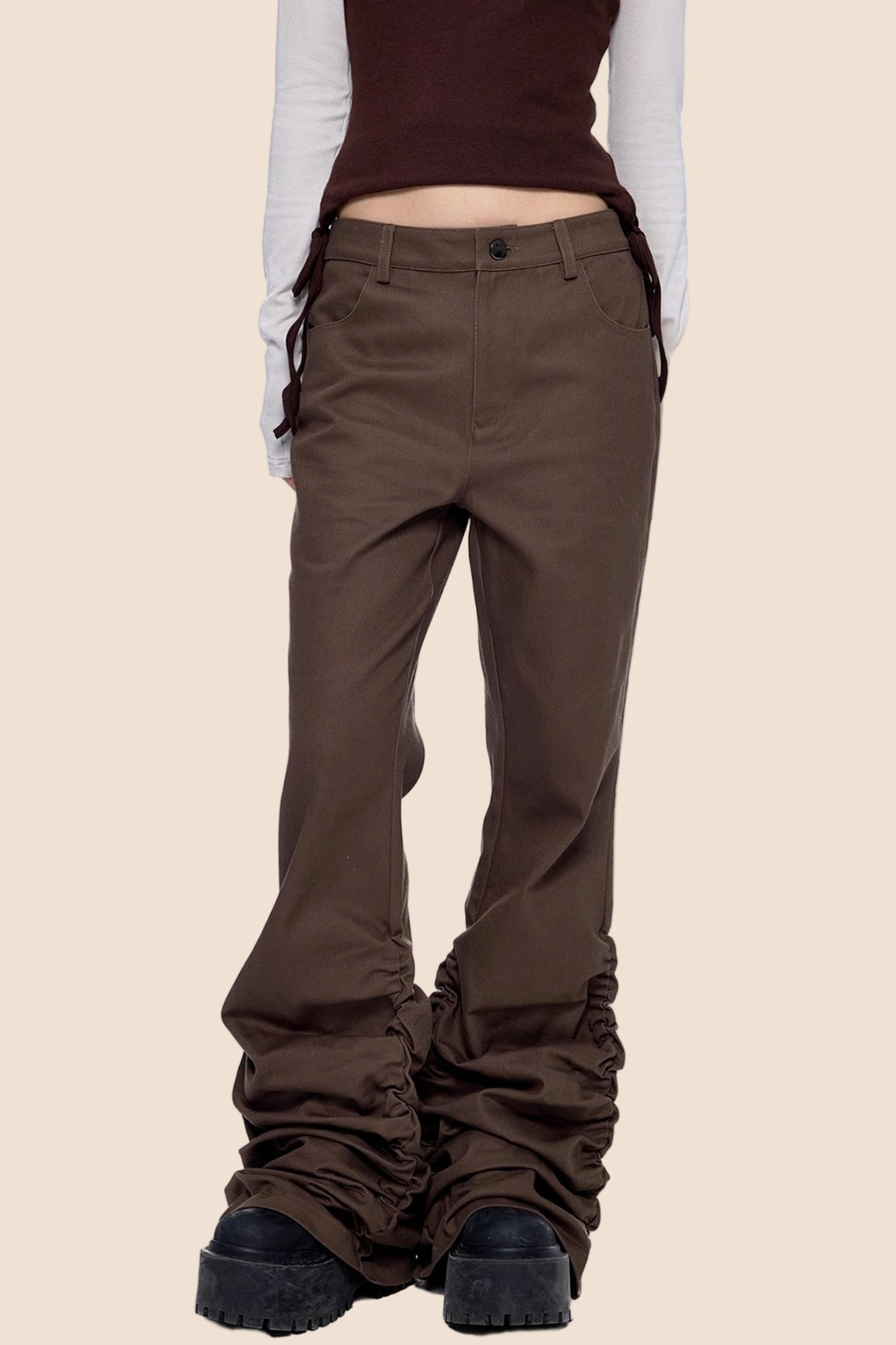 Slim Flared Slacks
