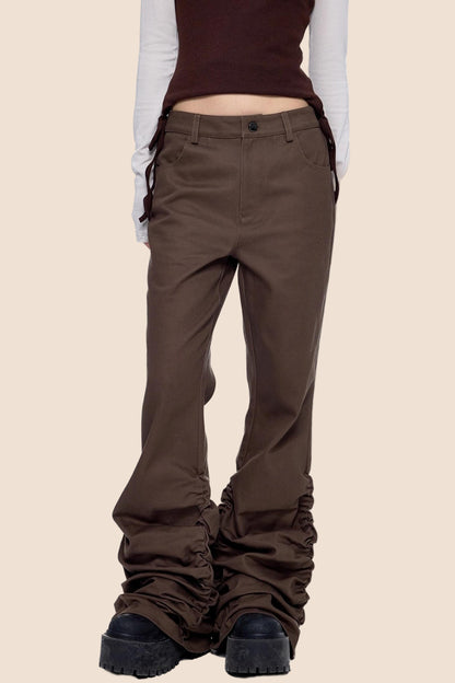 Slim Flared Slacks