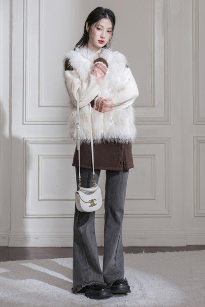 Sunset Gradient Knit Top & Skirt Set