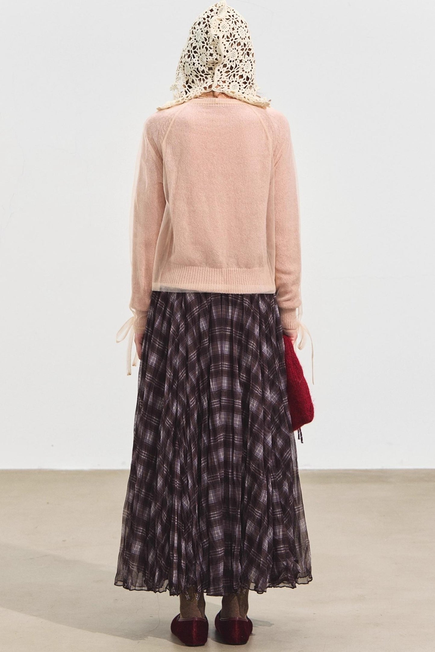 Mesh Sweater Cardigan