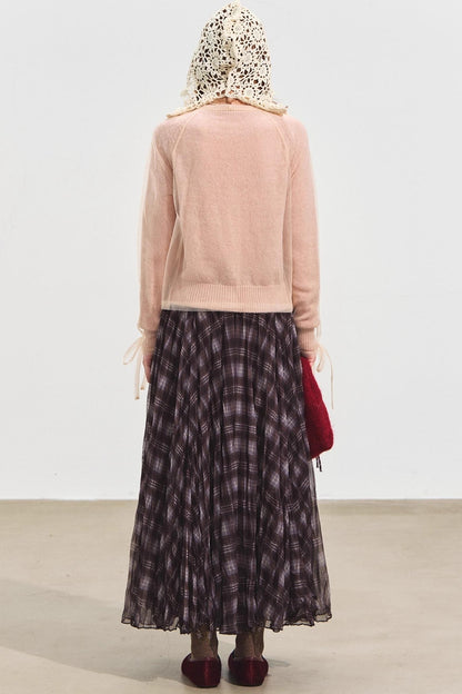 Mesh Sweater Cardigan