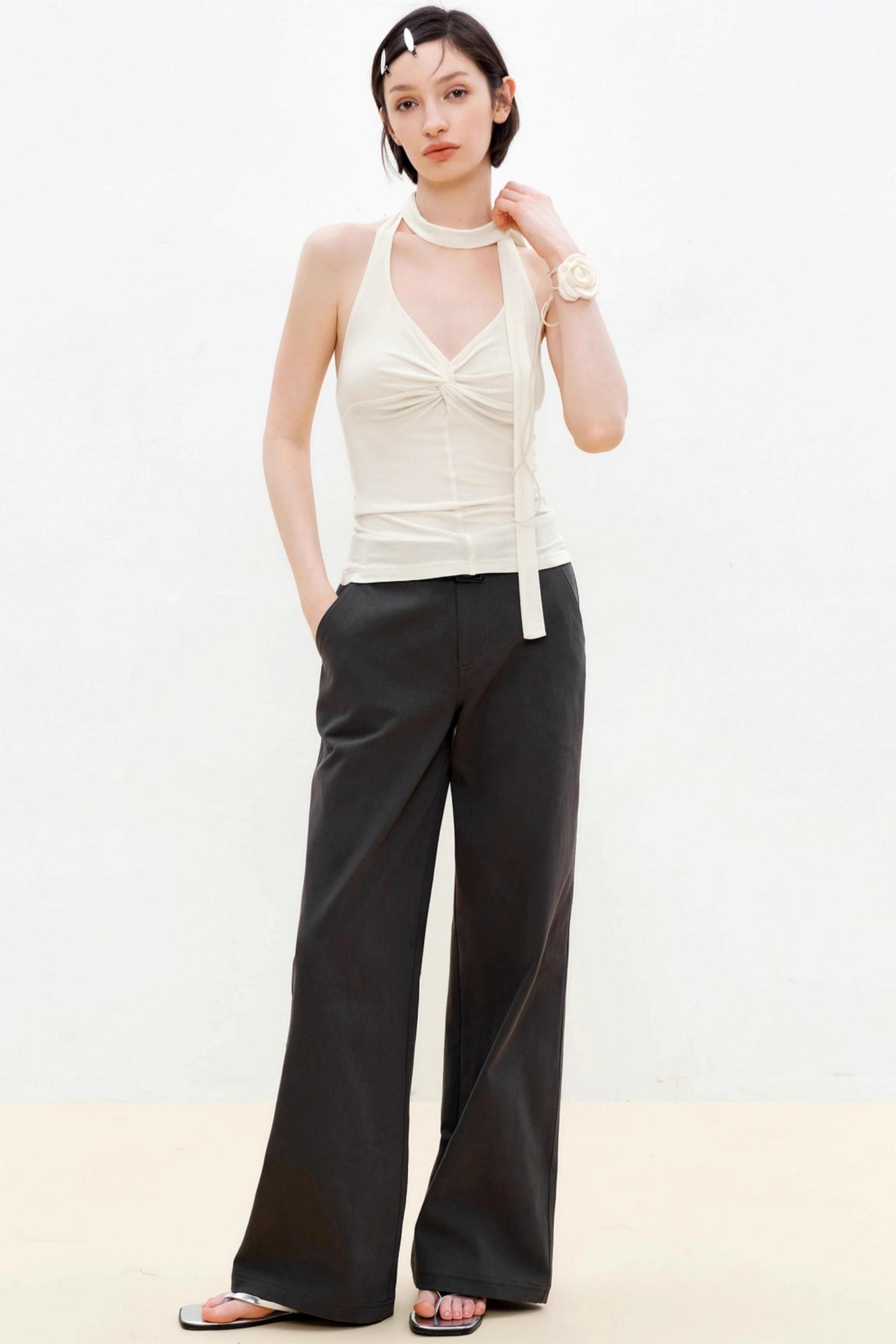 Apricot V-Neck Camisole