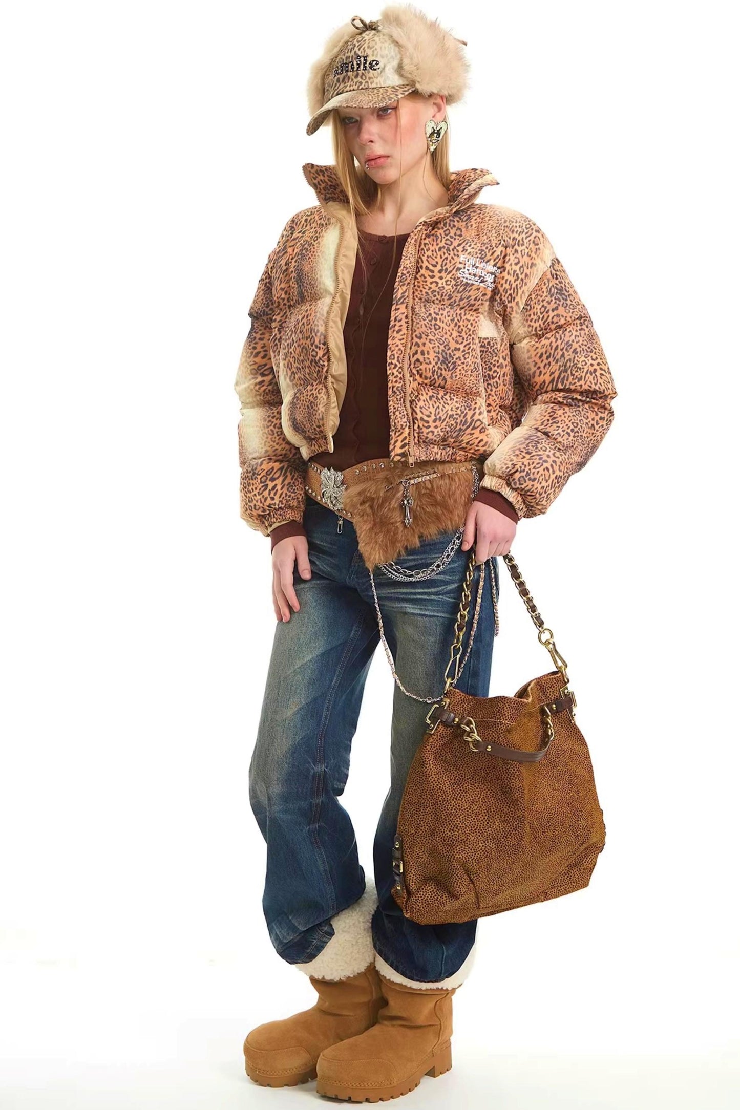 Retro Leopard Cotton Jacket