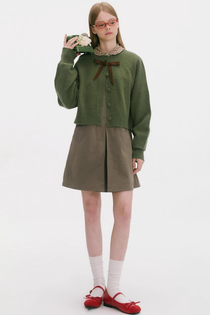 Blueberry Matcha Roll Cardigan