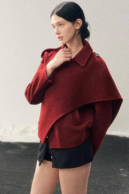 Eye-Catching Woolen Winter Coat