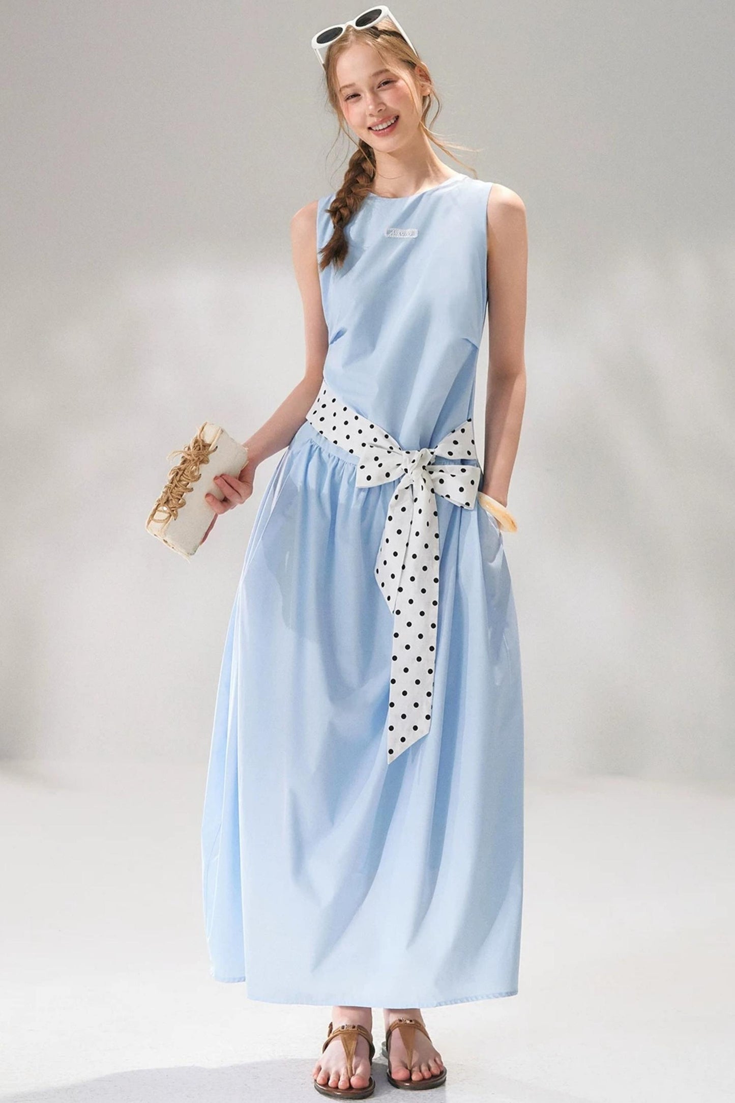 Polka Dot Floral Dress