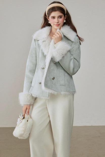 Loose Lapel Thickened Warm Jackets