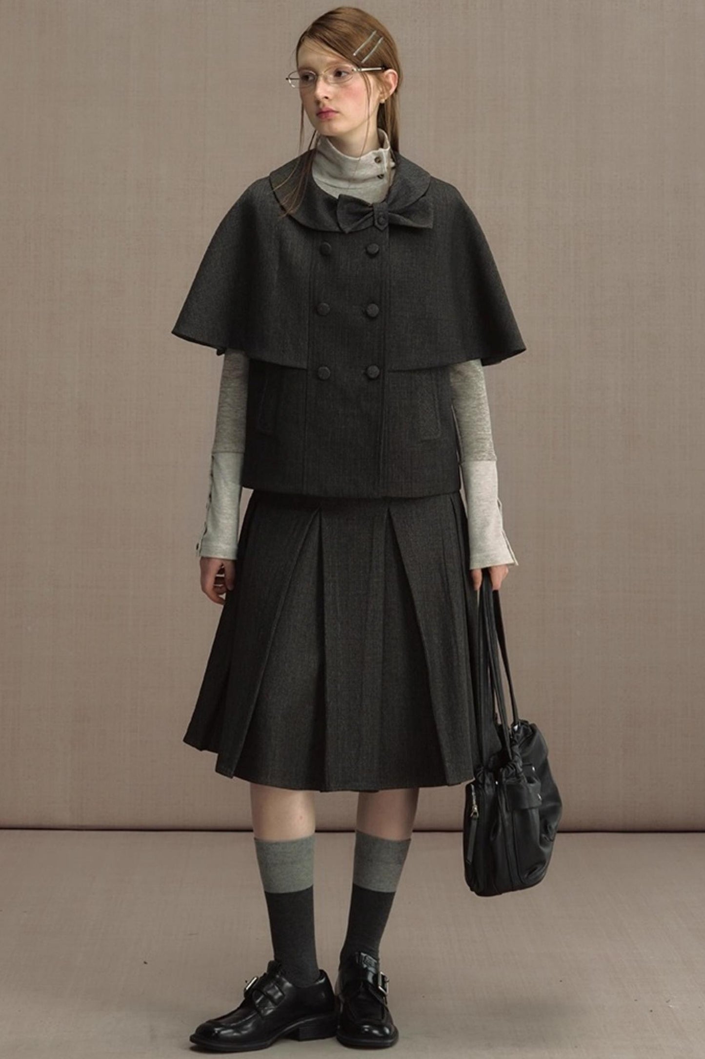 Retro Cape Vest Shawl Jacket Set-Up