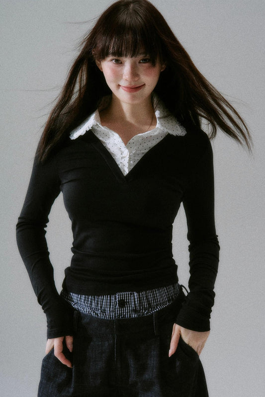 Vintage Lace Patchwork Sweater