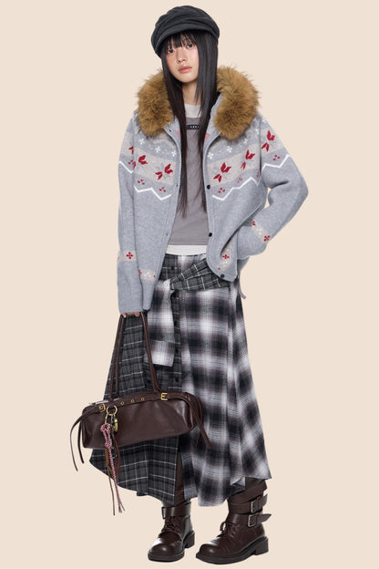 Fair Isle Sweater Jacket