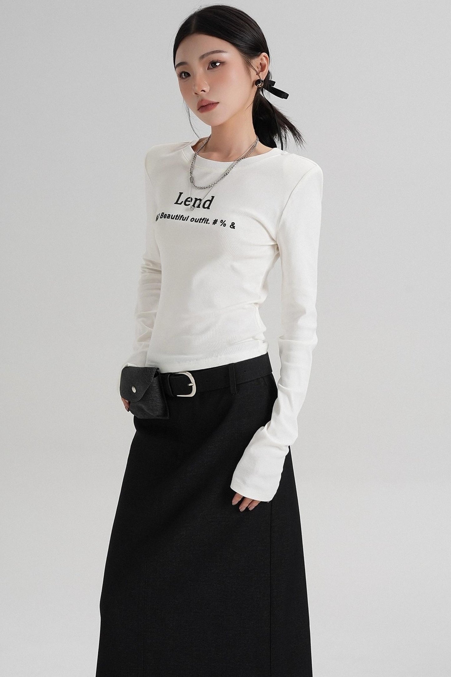 Crewneck Cotton Shirt