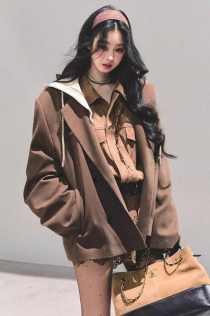 Cowhide Velvet Winter Dress