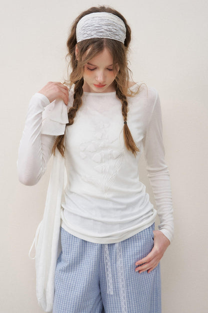 Lattice Loungewear Top