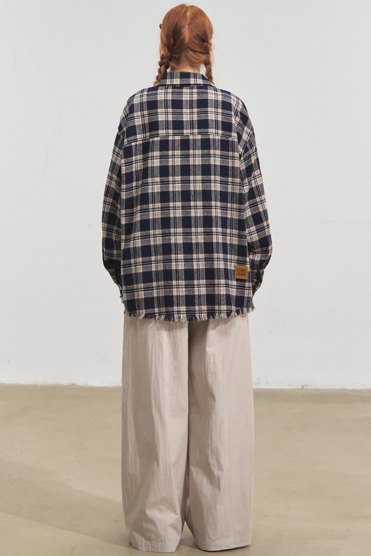 Fun Fringe Plaid Shirt