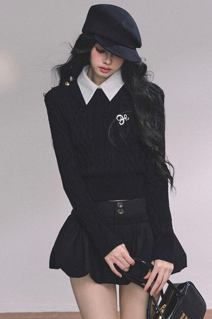 High Intelligence Knitted Top