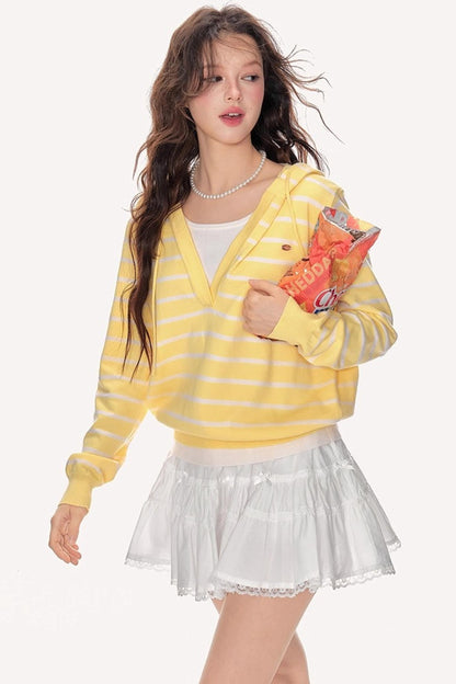 Striped Pullover Sweater