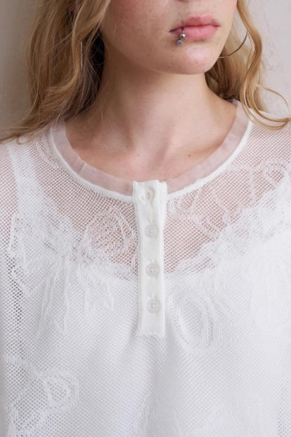 Summer Bear Knit Top