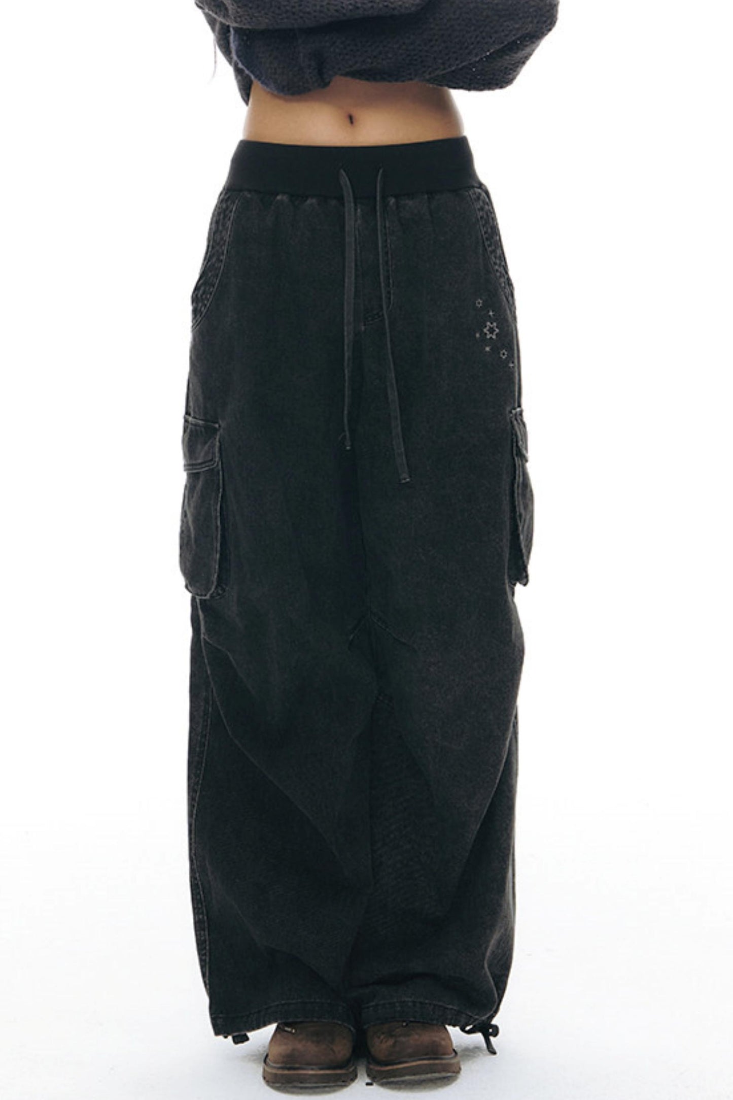 Vintage Weite Retro-Hosen