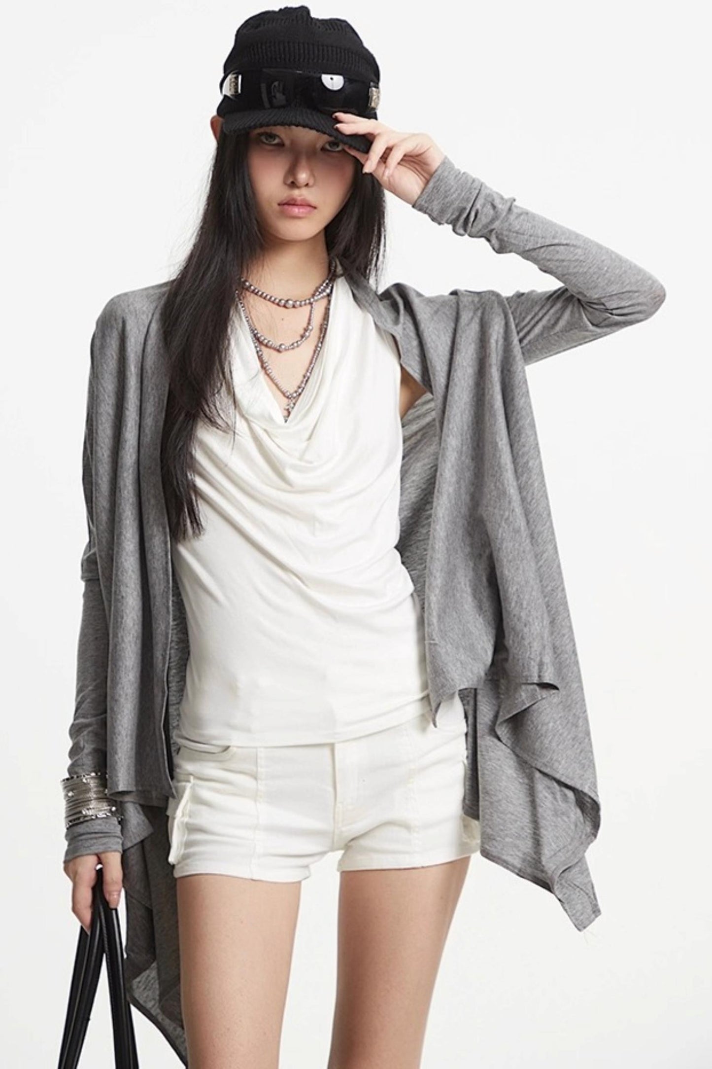 White Knit Cardigan